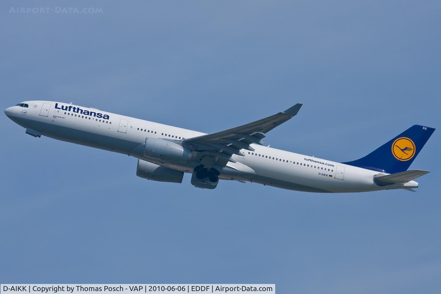 D-AIKK, 2008 Airbus A330-343X C/N 896, Lufthansa
