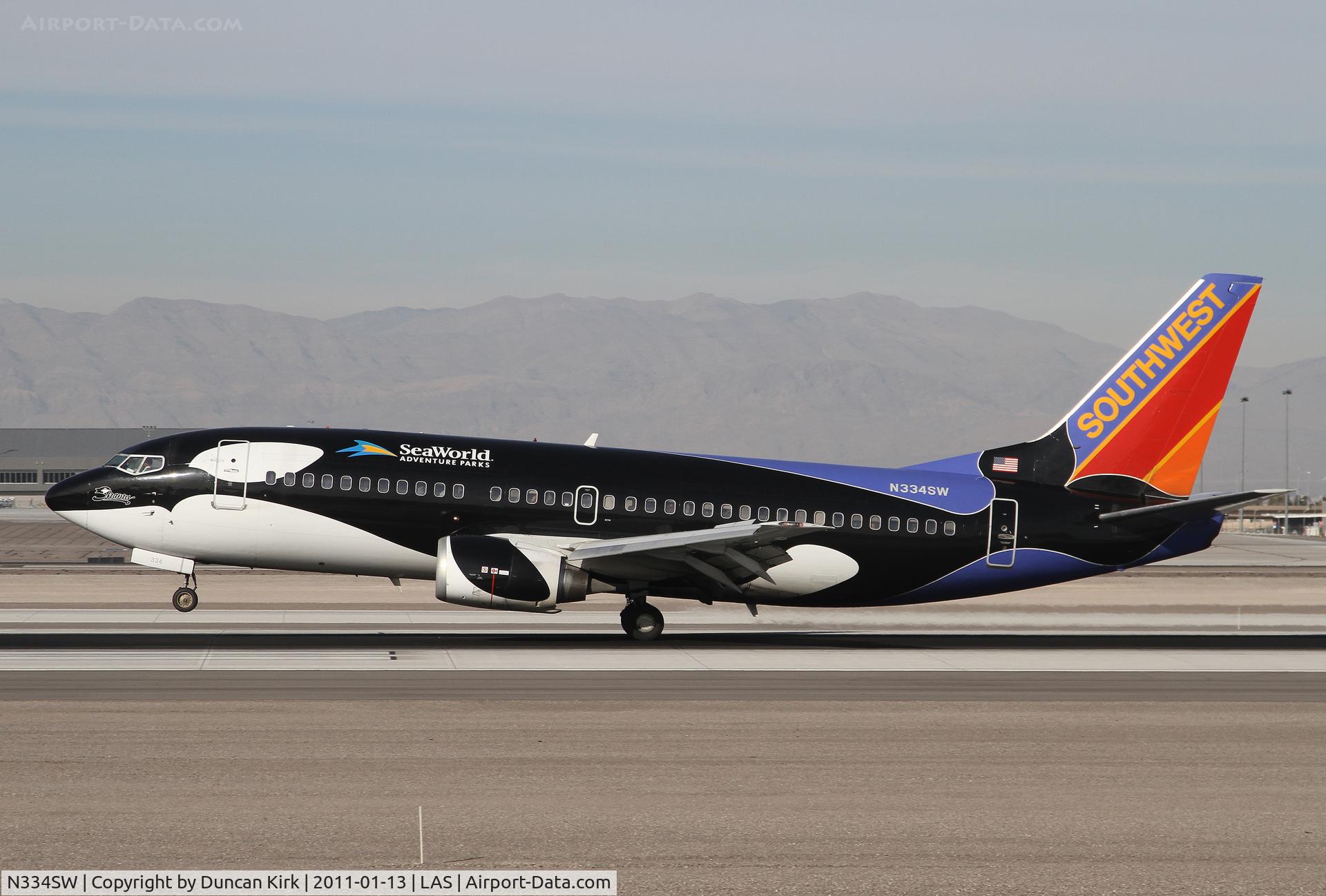 N334SW, 1988 Boeing 737-3H4 C/N 23938, One of at least two 