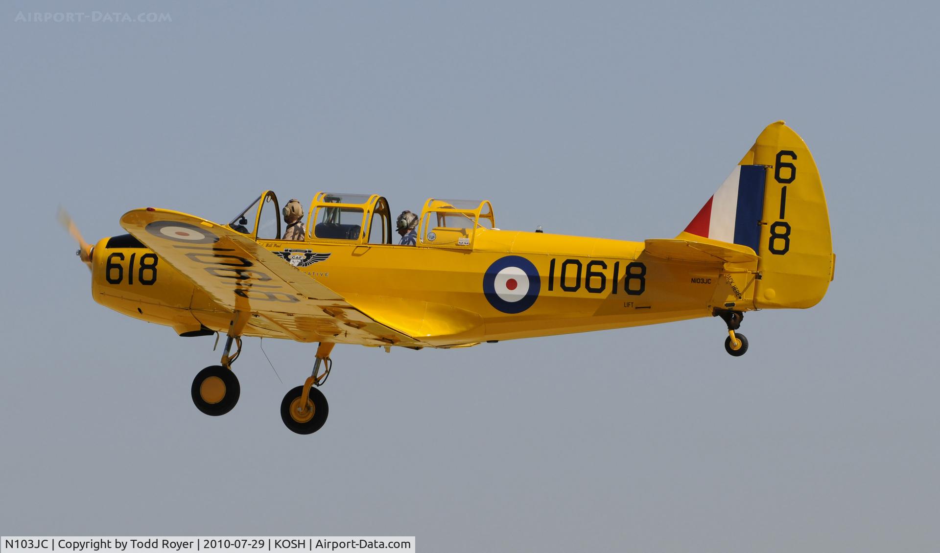 N103JC, 1943 Fairchild M-62A-3 Cornell II C/N FC119, AIRVENTURE 2010