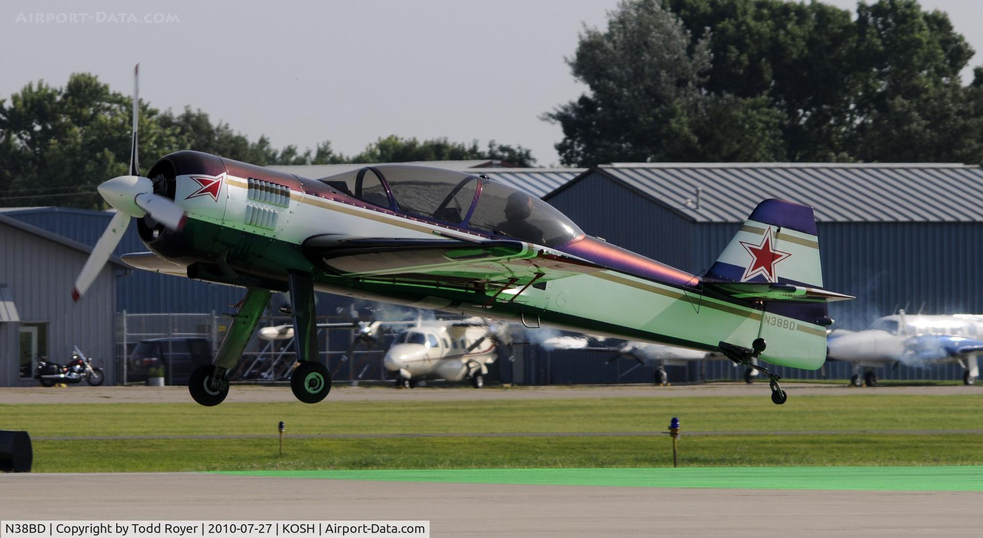 N38BD, Sukhoi Su-29 C/N 73-03, AIRVENTURE 2010