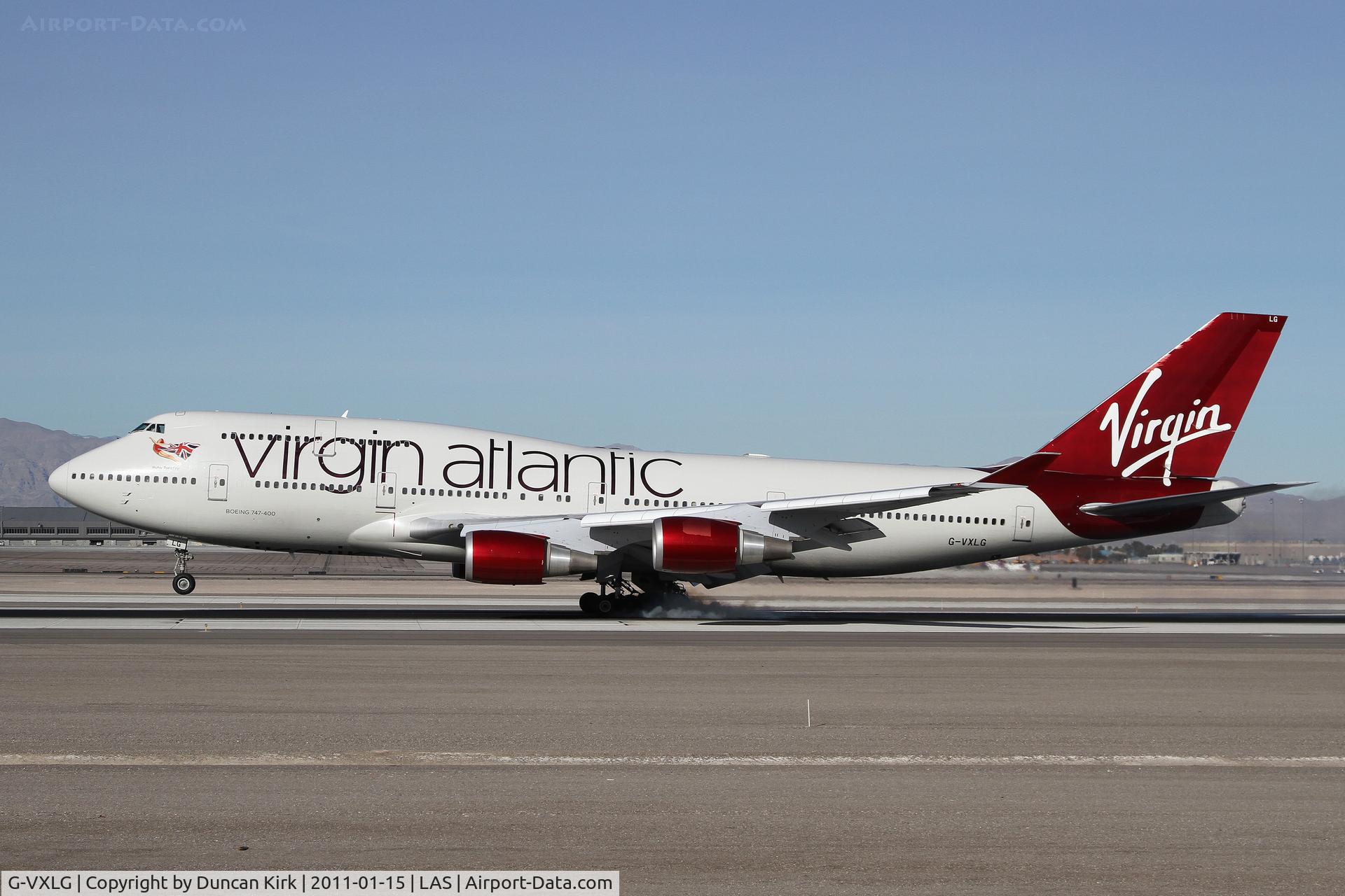 G-VXLG, 1998 Boeing 747-41R C/N 29406, Nice touchdown photo
