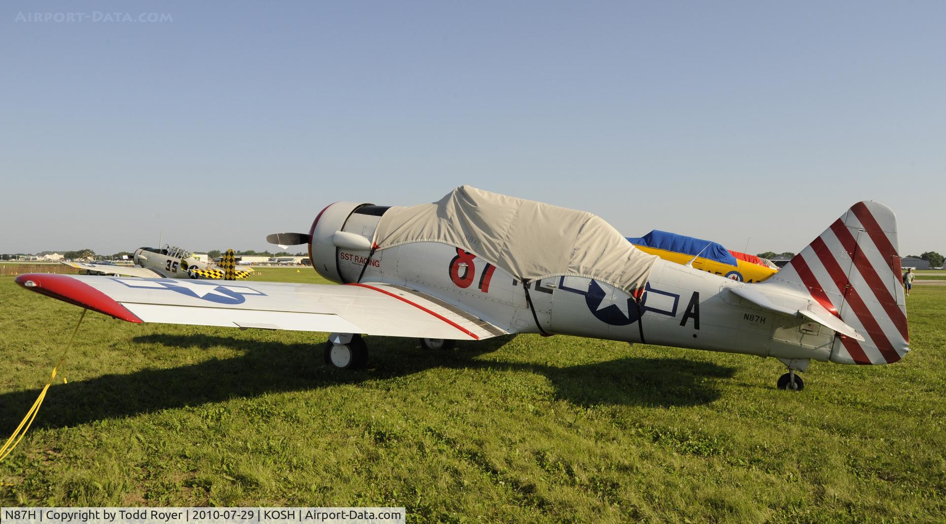 N87H, 1941 North American AT-6D Texan C/N 41-34571, AIRVENTURE 2010