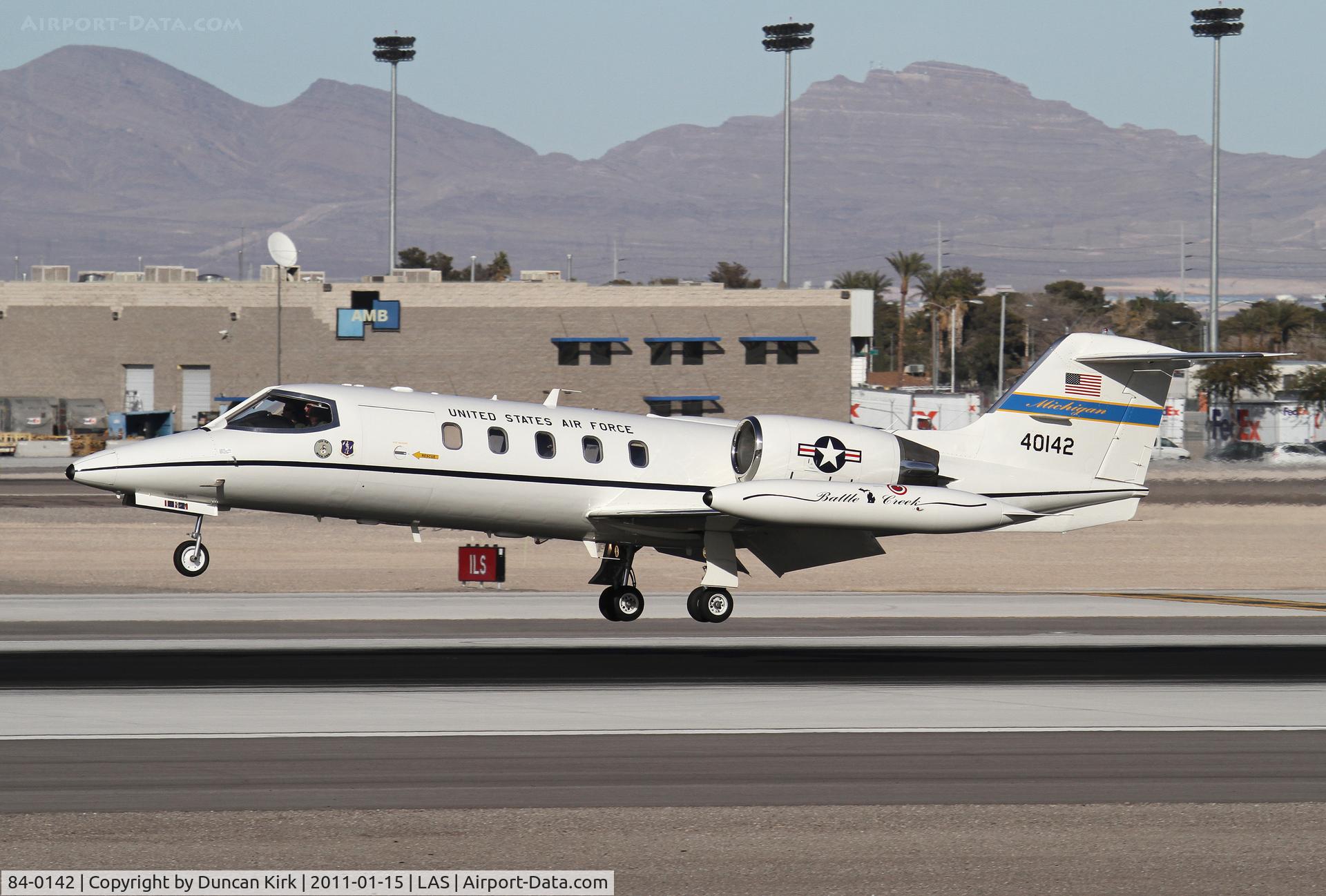 84-0142, 1984 Gates Learjet C-21A C/N 35A-586, Battle Creek, MI Learjet