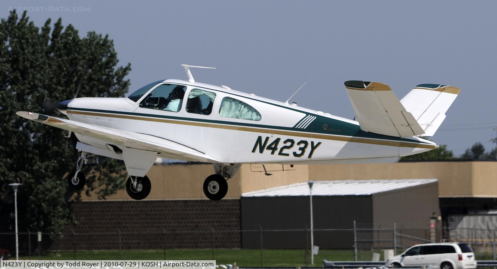N423Y, 1961 Beech P35 Bonanza C/N D-6845, AIRVENTURE 2010