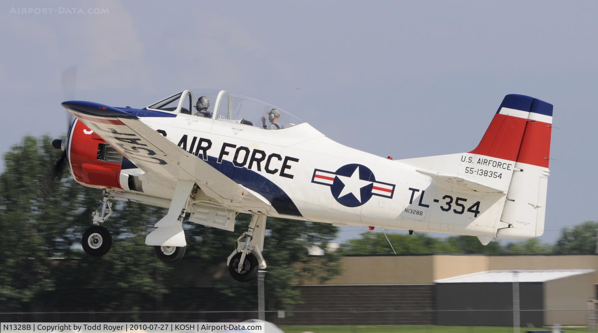 N1328B, 1955 North American T-28B Trojan C/N 200-425, AIRVENTURE 2010