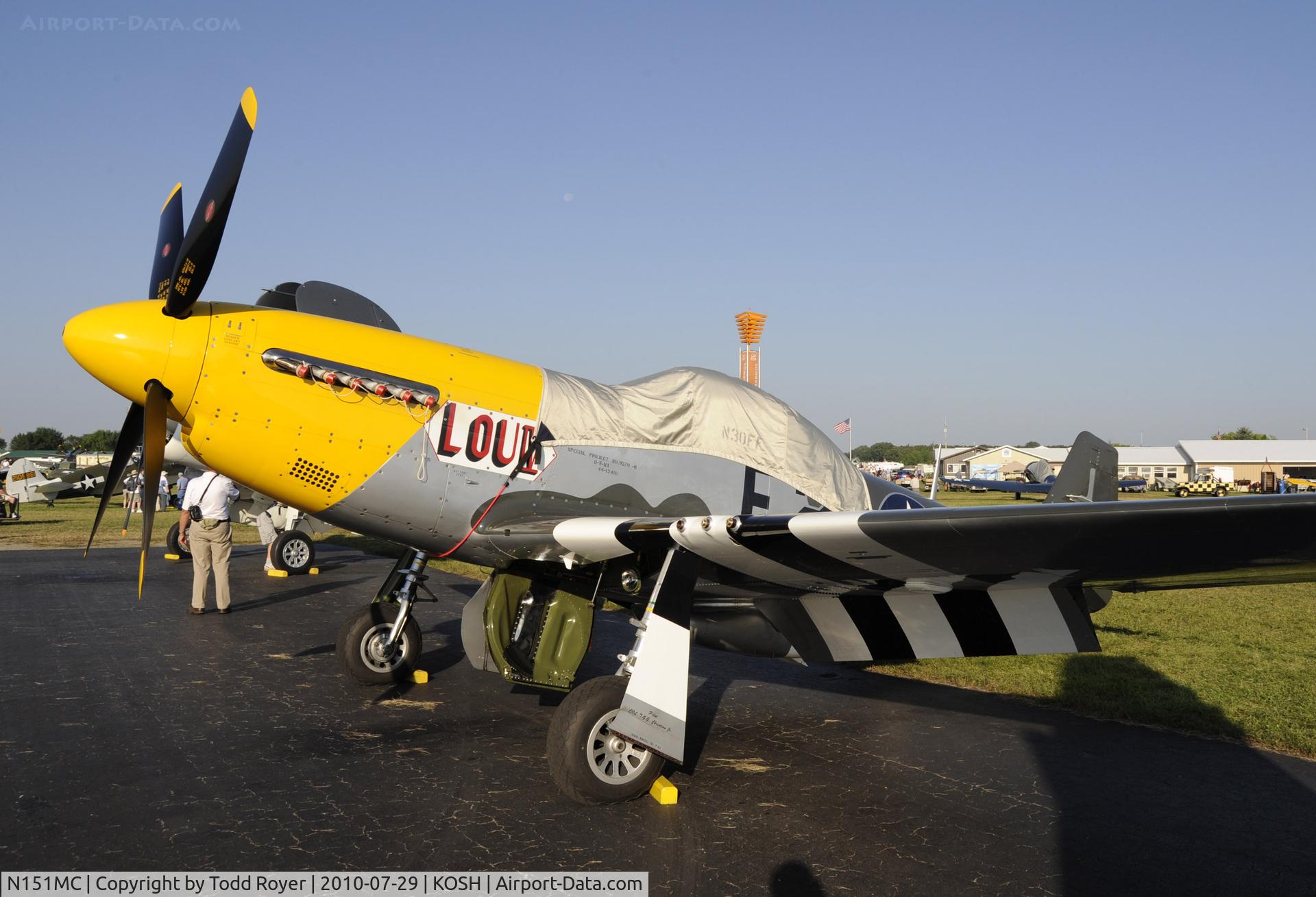 N151MC, 1968 North American F-51D Mustang Mustang C/N AF6722581, AIRVENTURE 2010