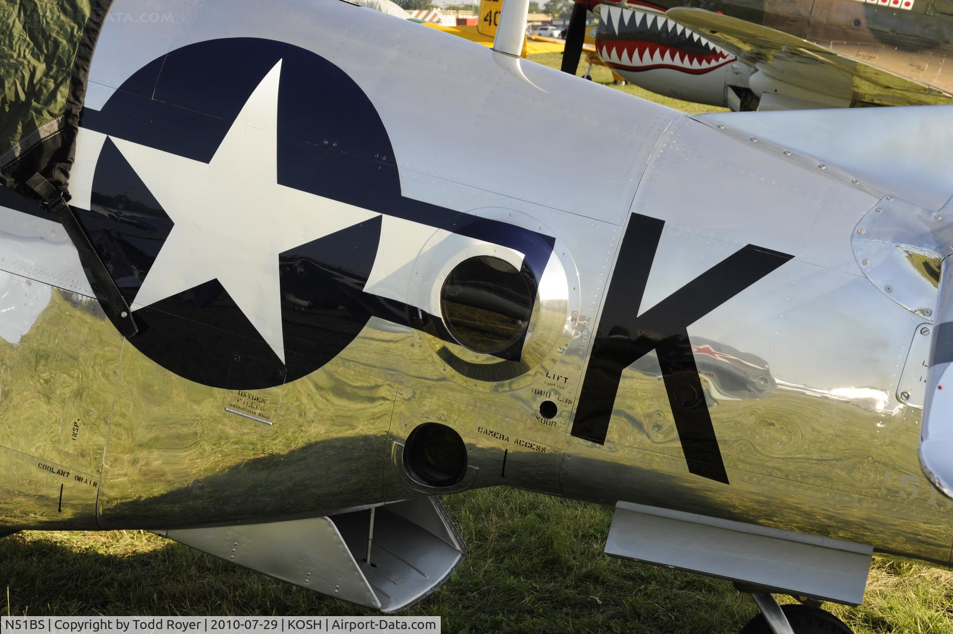 N51BS, 1958 North American P-51D Mustang C/N 44-73822, AIRVENTURE 2010