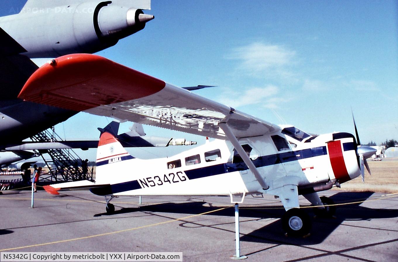 N5342G, 1954 De Havilland Canada U-6A Beaver C/N 854, At the 1996 Abbotsford Air Show