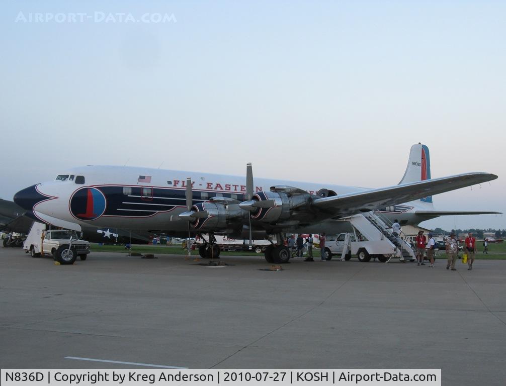 N836D, 1957 Douglas DC-7B C/N 45345, EAA AirVenture 2010