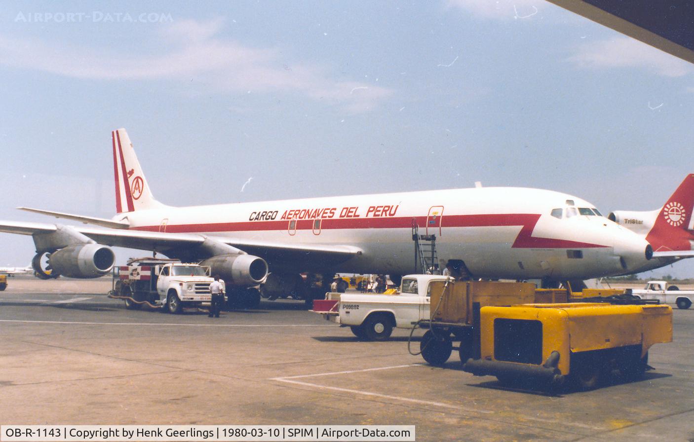 OB-R-1143, Douglas DC-8-43F C/N 45598, AeroPeru Cargo, DC-8