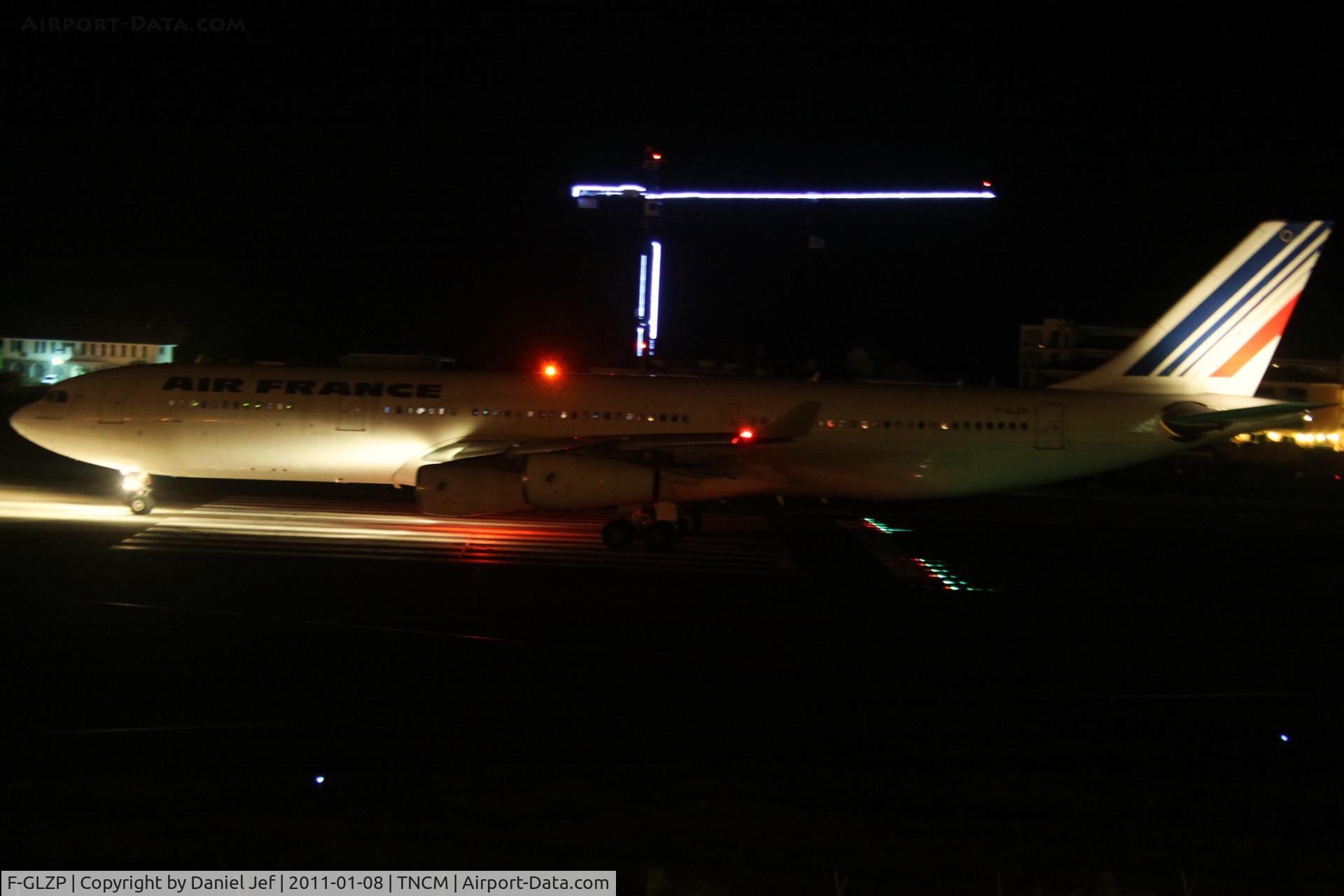 F-GLZP, 1999 Airbus A340-313X C/N 260, Air France F-GLZP at the lines at TNCM