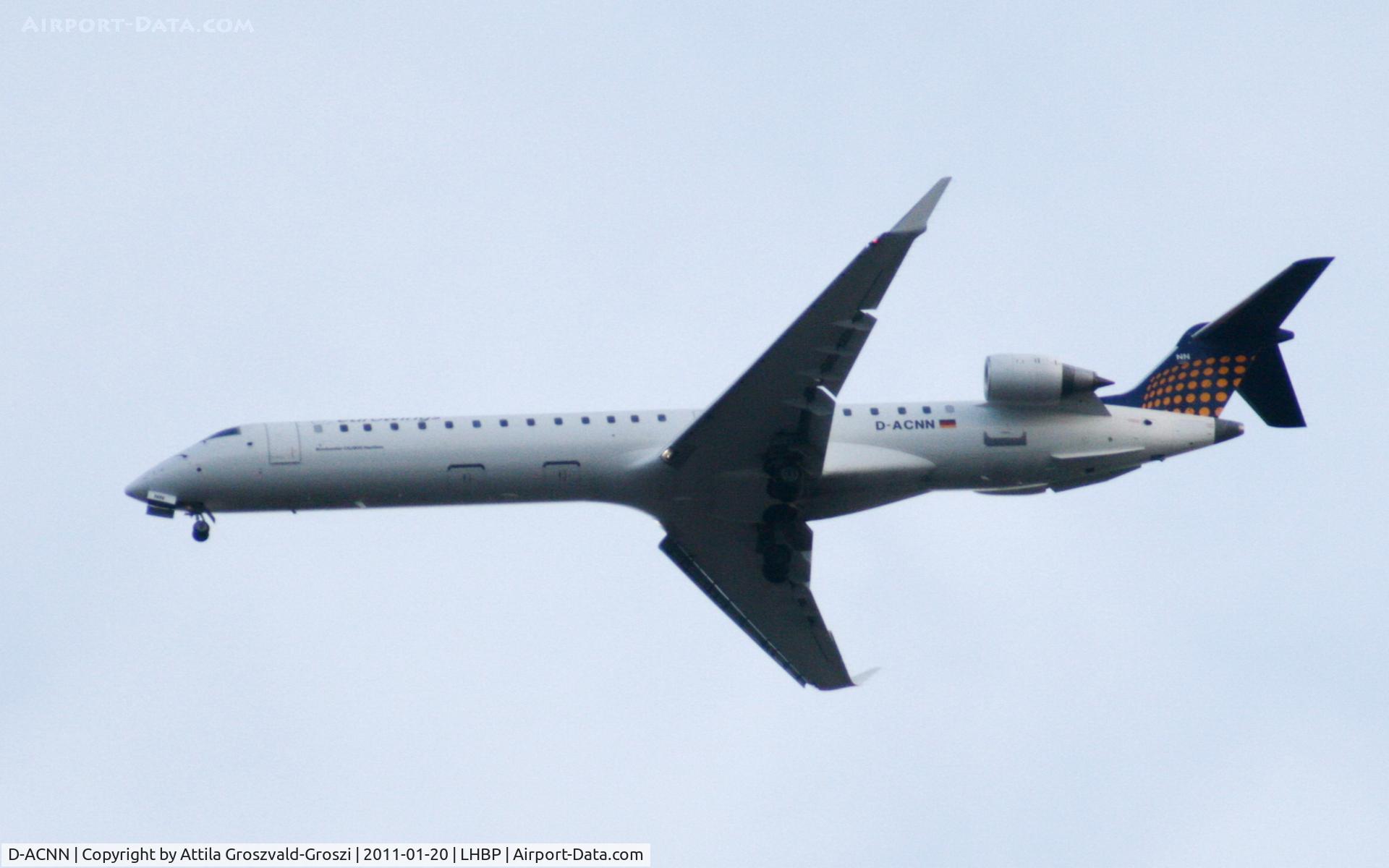 D-ACNN, 2010 Bombardier CRJ-900LR (CL-600-2D24) C/N 15254, On a landing direction, in Üllö city airspace.