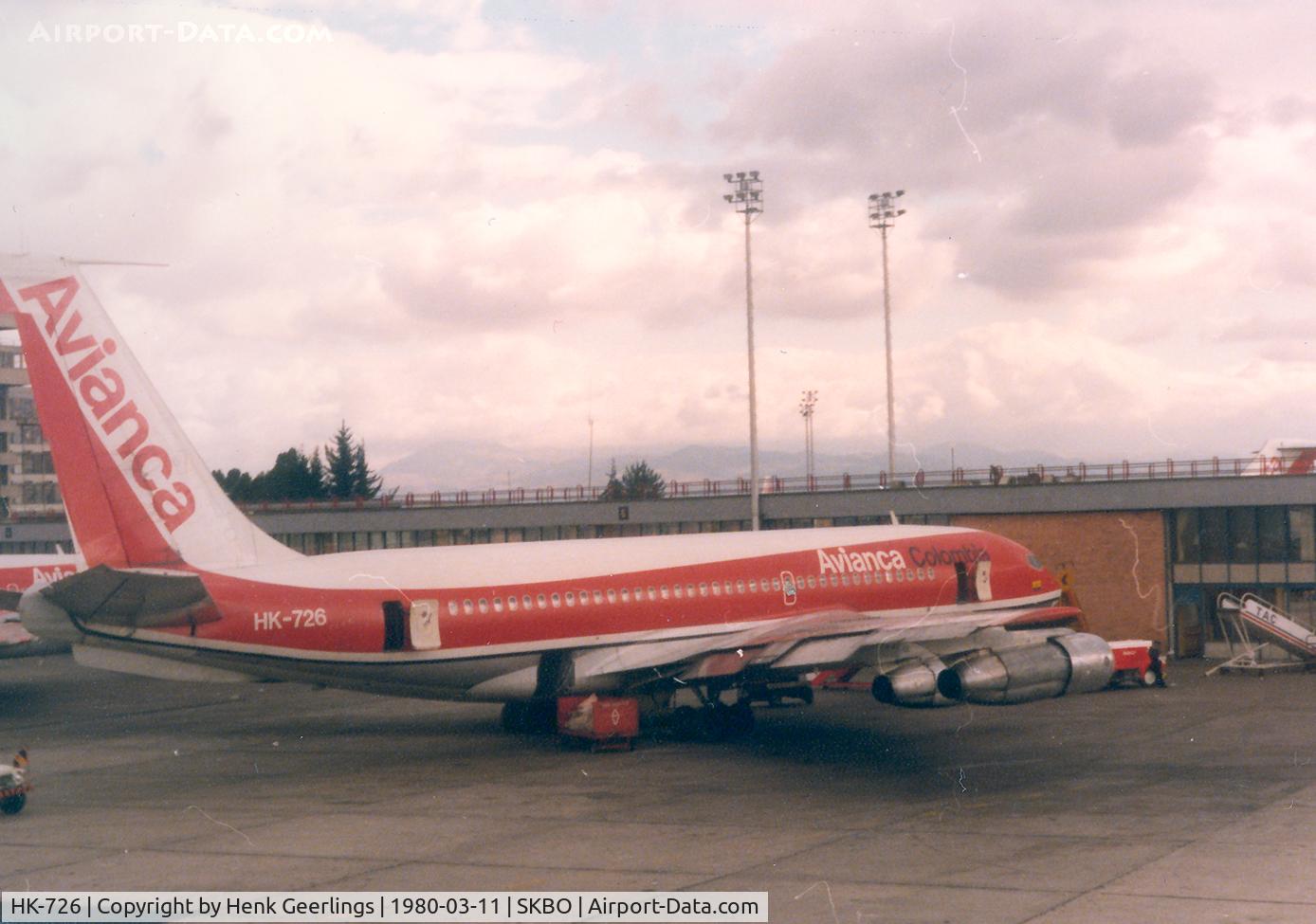 HK-726, 1965 Boeing 720-059B C/N 18831, Avianca , B720