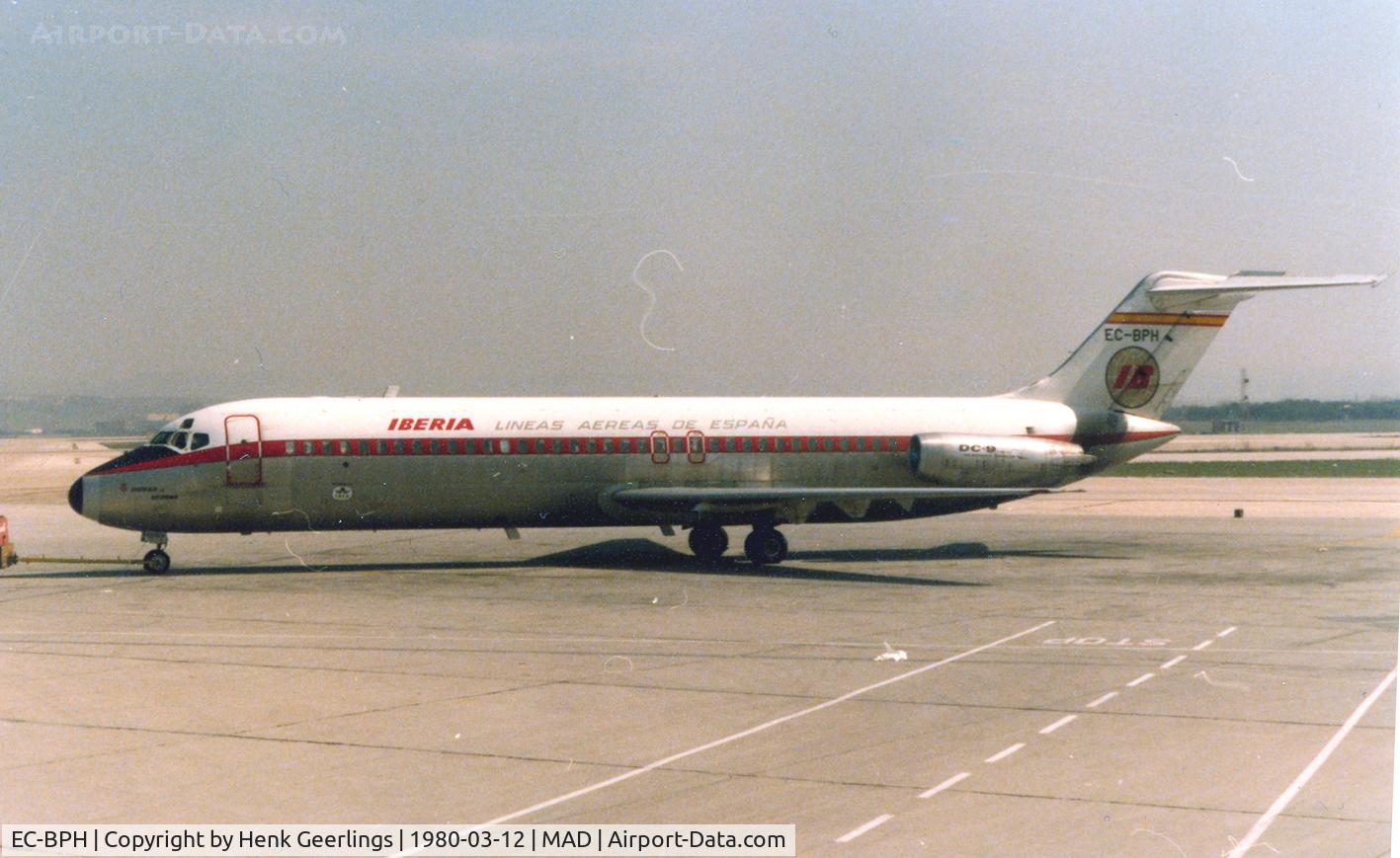 EC-BPH, 1969 Douglas DC-9-32 C/N 47368, Iberia , DC-9-32