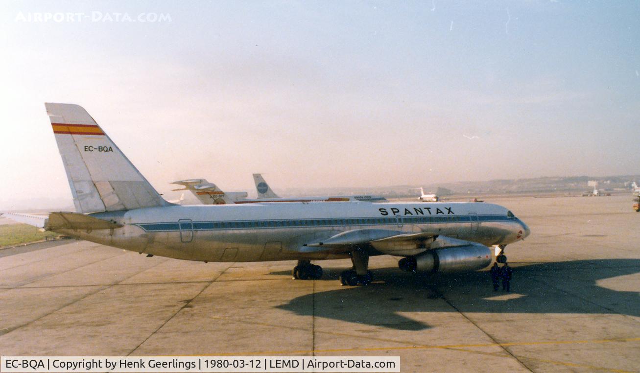 EC-BQA, 1963 Convair CV-990A Coronado C/N 30-10-36, Spantax Coronado
