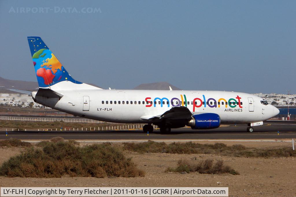 LY-FLH, 1992 Boeing 737-382 C/N 25161, Small Planet Airlines Boeing 737-300, c/n: 25161 at Lanzarote