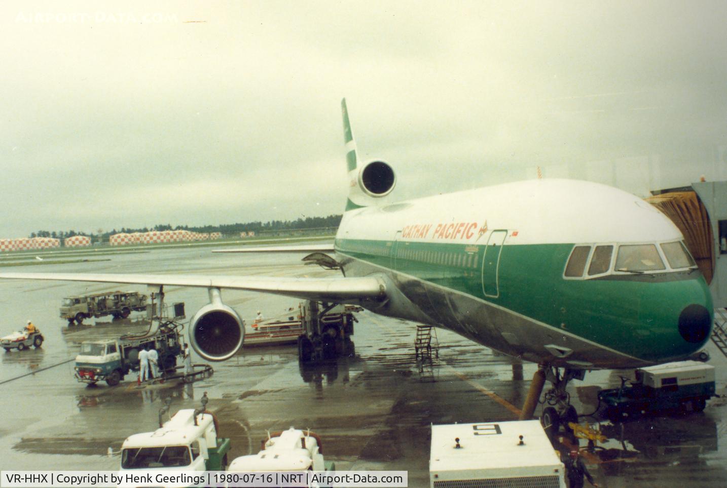 VR-HHX, 1973 Lockheed L-1011-385-1 TriStar 1 C/N 193A-1054, Cathay Pacific  TriStar