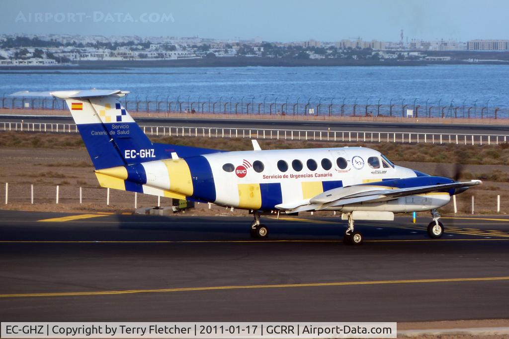 EC-GHZ, 1979 Beech 200 Super King Air C/N BB-555, Emergency Services Beech 200 at Lanzarote