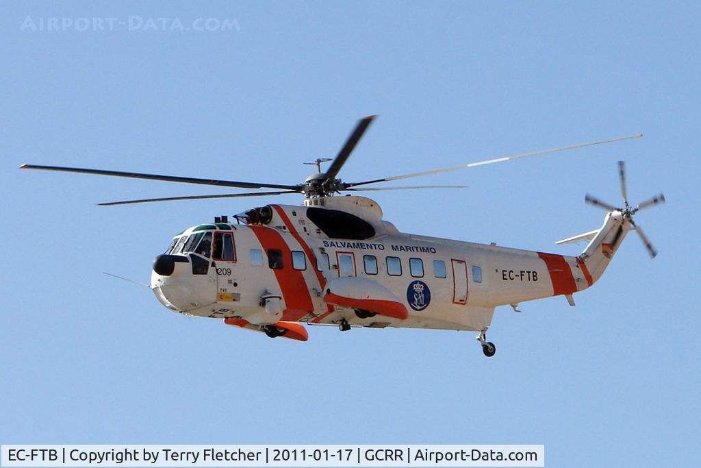EC-FTB, 1974 Sikorsky S-61N C/N 61741, Sikorsky S.61N of Spanish Coast Guard at Lanzarote