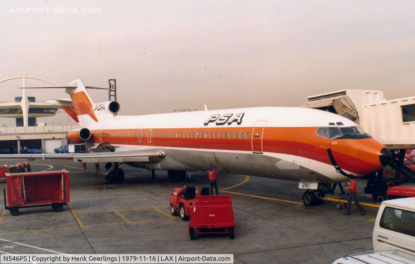 N546PS, 1970 Boeing 727-214 C/N 20366, PSA , B727