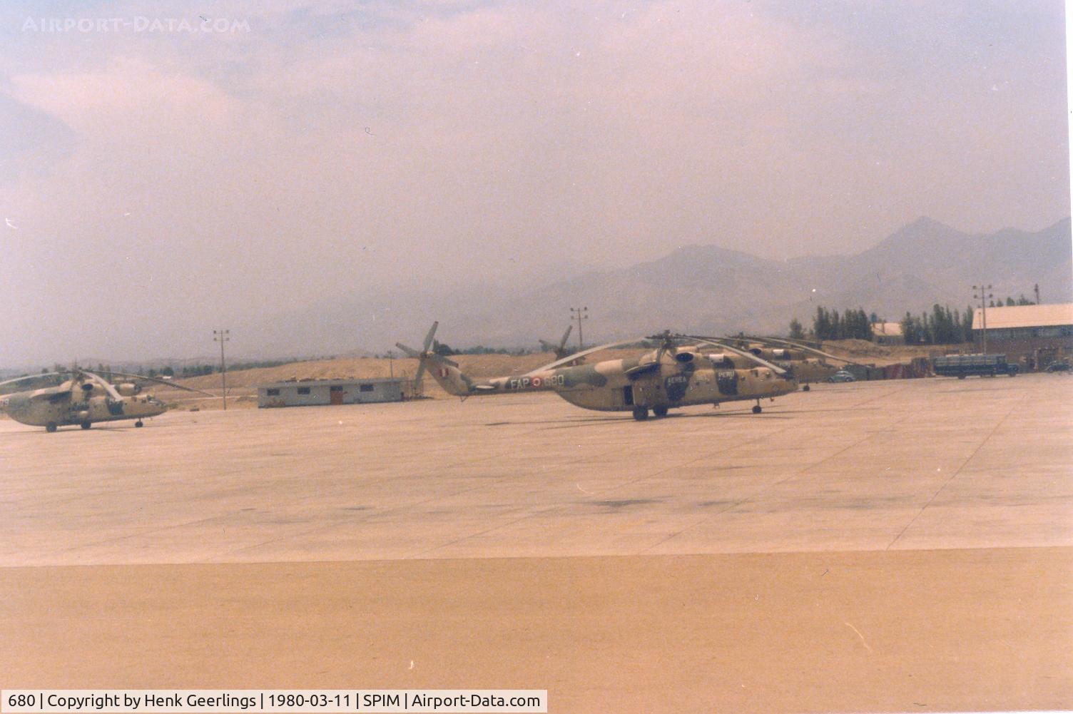 680, Mil Mi-6 Hook C/N Not found 680, Peruvian Air Force , Lima