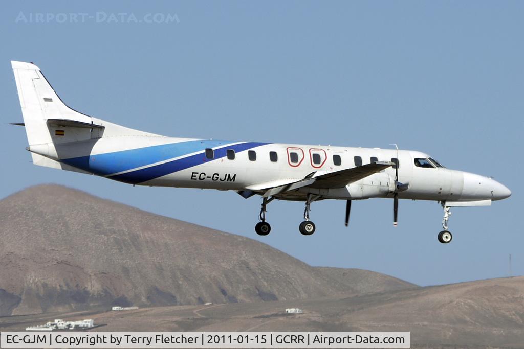 EC-GJM, 1991 Swearingen SA-227BC Metro III C/N BC-772B, 1991 Swearingen Aircraft SA-227-AC, c/n: BC-772B landing at Lanzarote