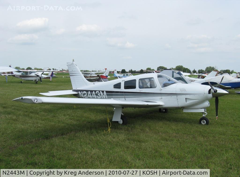 N2443M, 1977 Piper PA-28R-201T Cherokee Arrow III C/N 28R-7803128, EAA AirVenture 2010