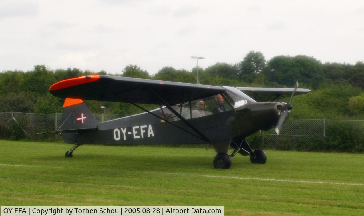 OY-EFA, 1951 Piper L-18C Super Cub (PA-18-95) C/N 18-1477, Avedøre, Copenhagen 2005