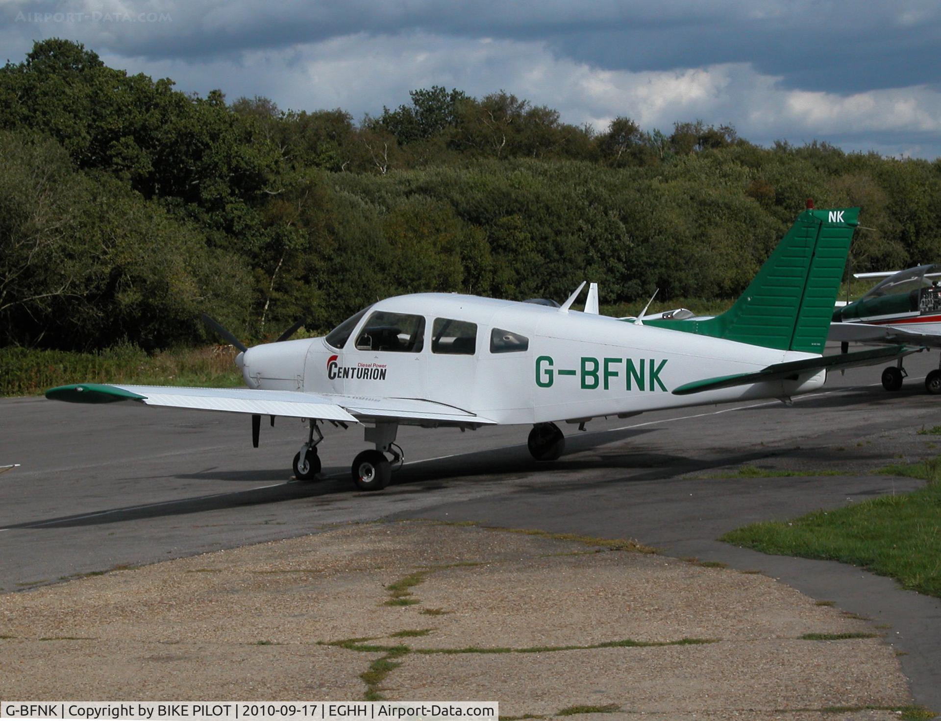 G-BFNK, 1977 Piper PA-28-161 Cherokee Warrior II C/N 28-7816282, Warrior II outside the Flying Club
