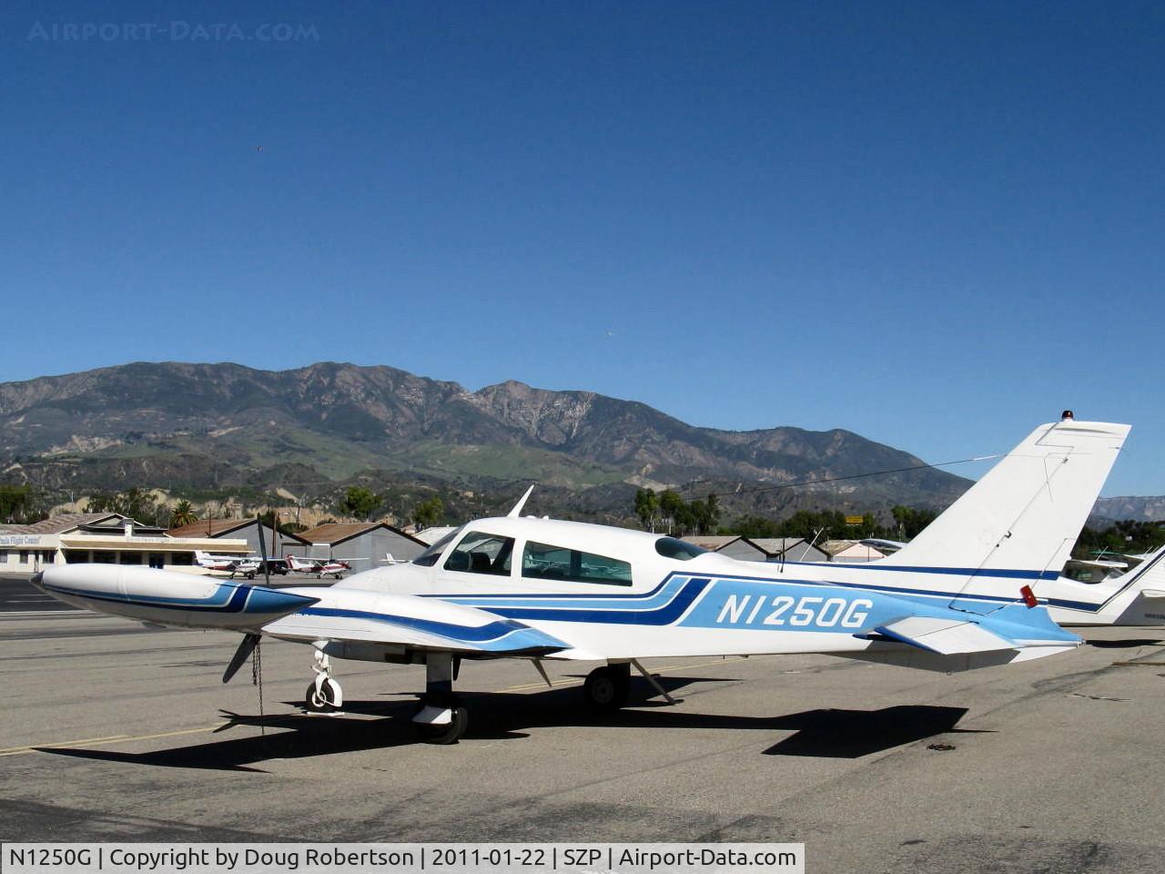 N1250G, 1974 Cessna 310Q C/N 310Q1101, 1974 Cessna 310Q, two Continental IO-470-VO 260 Hp each @ 2625 rpm