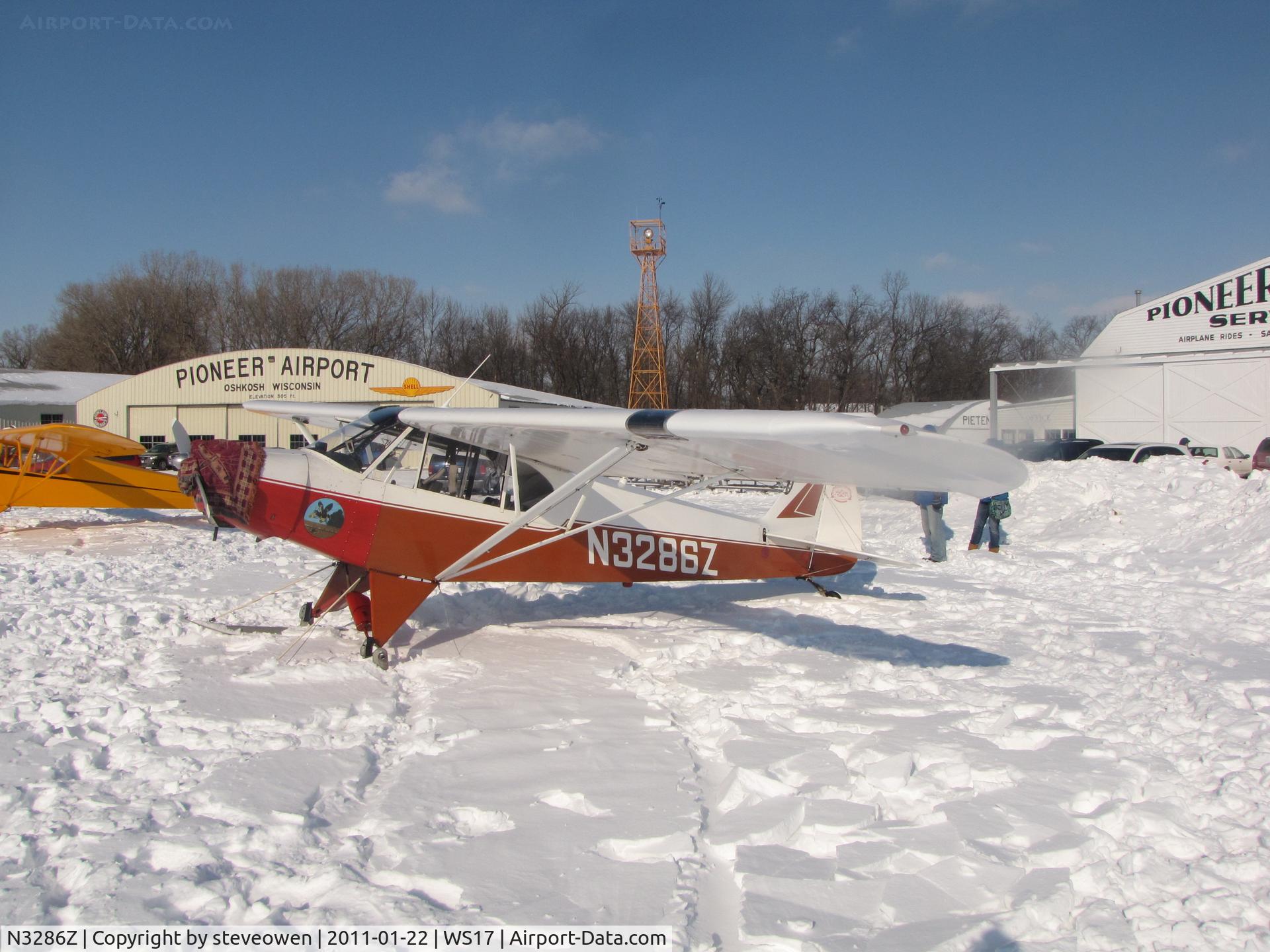 N3286Z, 1959 Piper PA-18 C/N 18-7208, EAA Ski-Plane Fly-in 22Jan2011