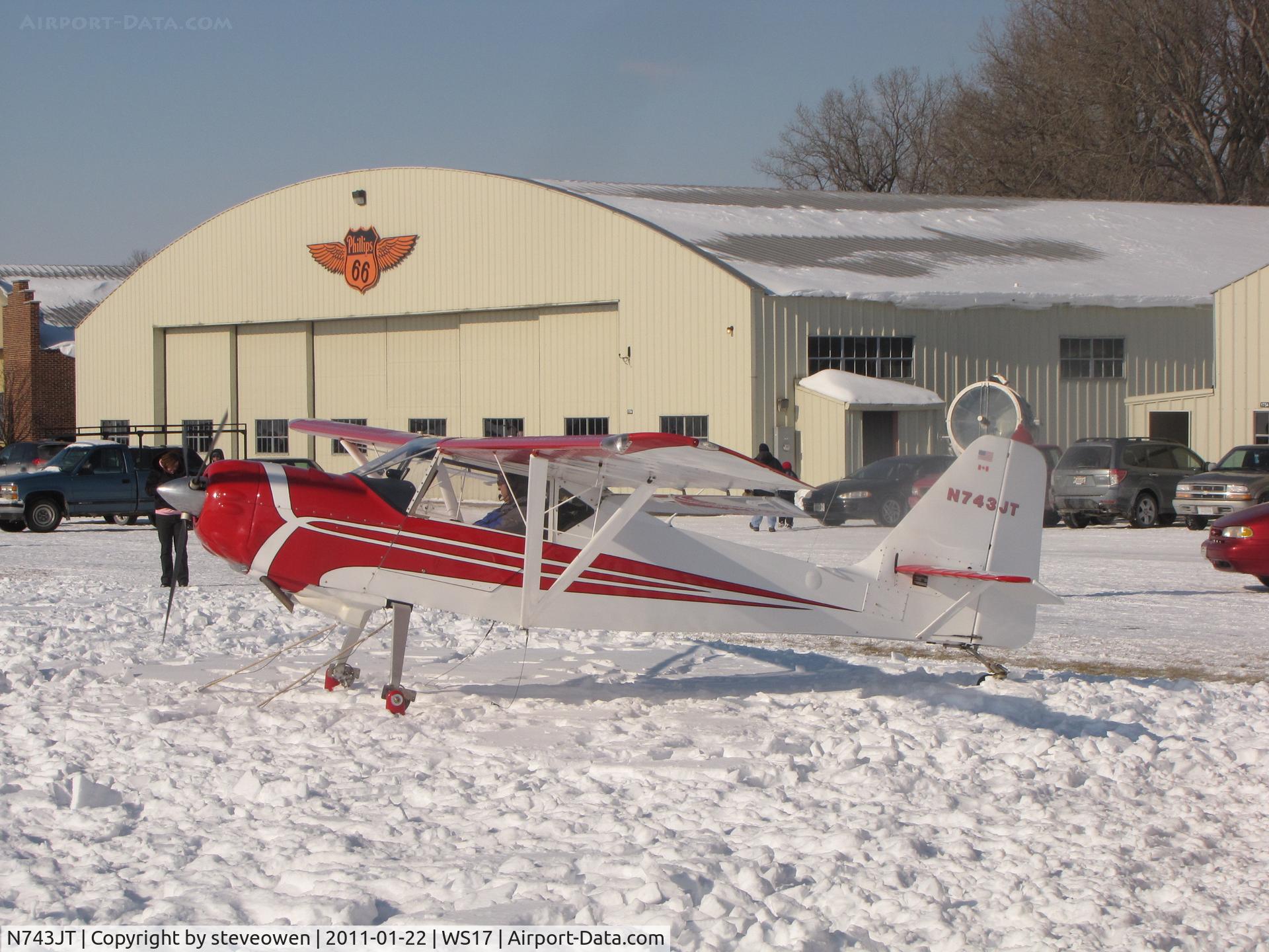 N743JT, 1998 Skystar Kitfox Series 5 C/N S9501-0091, EAA ski plane Fly-in