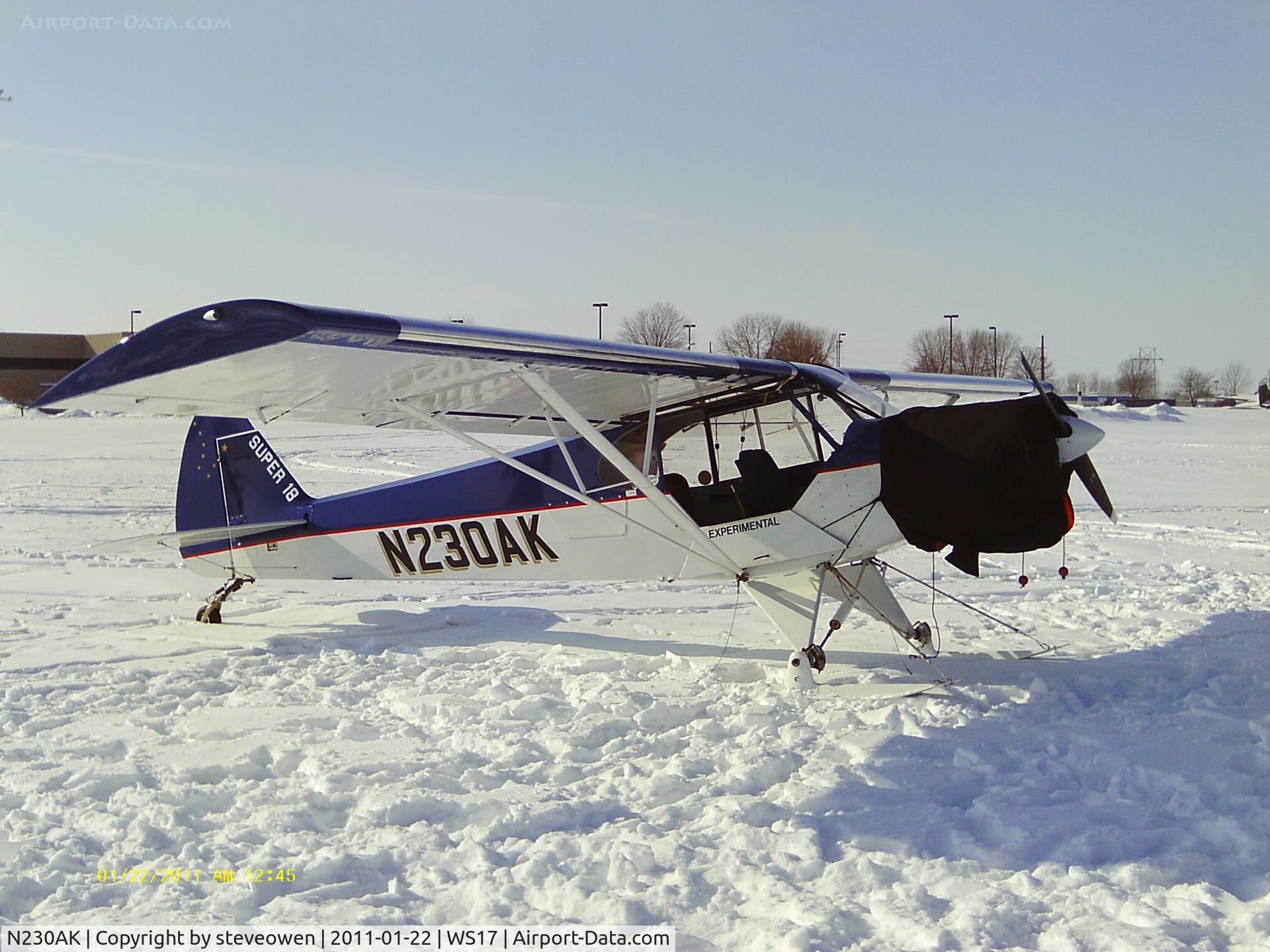 N230AK, Super 18 Llc S18-STD C/N S18-STD-01, Ski Plane Fly-in WS17 Oshkosh WI USA