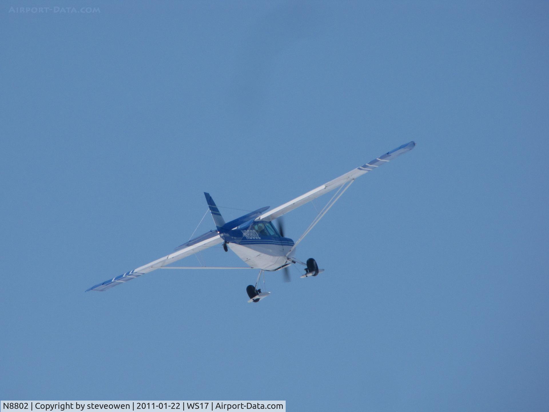 N8802, 1973 Bellanca 7GCBC C/N 492-73, Taking off from ws17