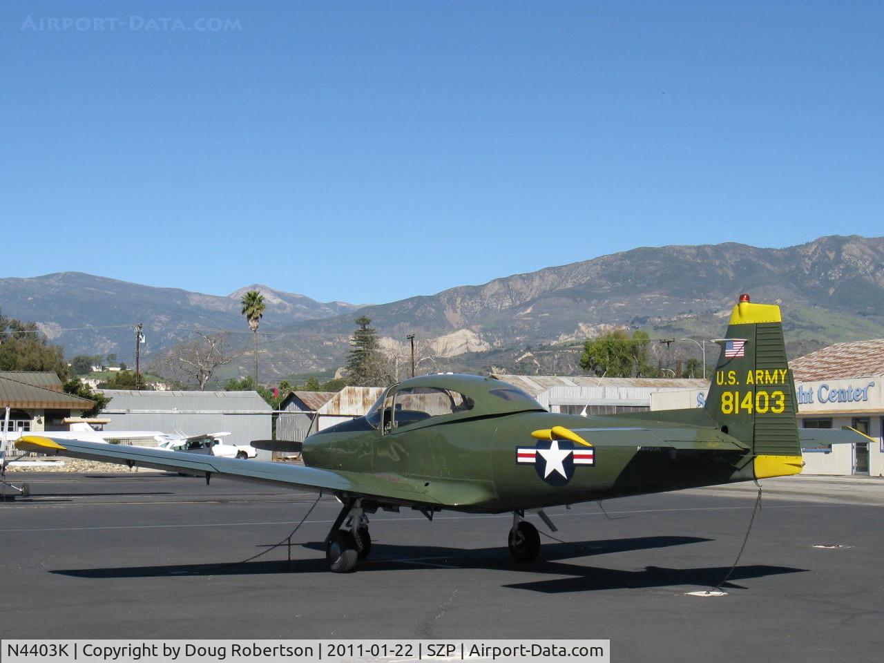 N4403K, 1948 Ryan Navion C/N NAV-4-1403, 1948 Ryan NAVION as L-17B, Continental E-185 (owner states 225 Hp engine)