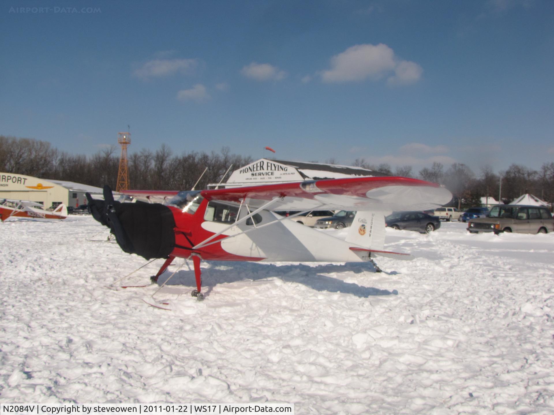 N2084V, 1947 Cessna 140 C/N 14300, Ski Plane fly-in @WS17