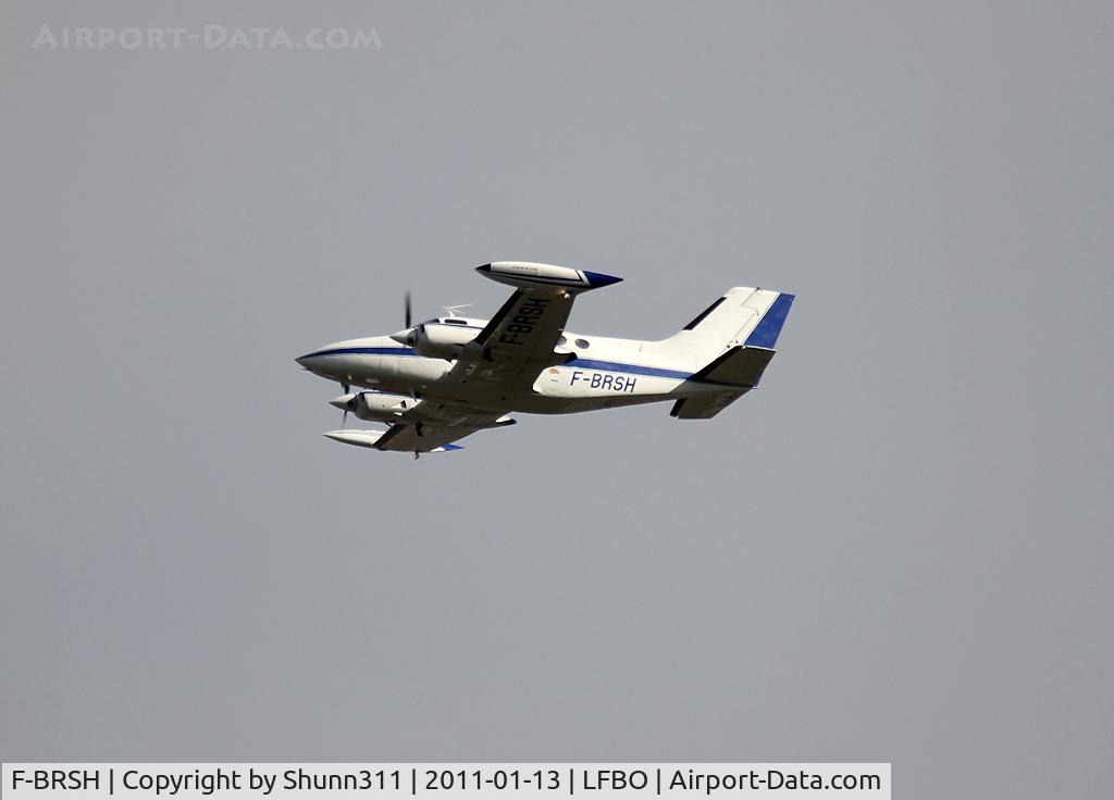 F-BRSH, Cessna 414 Chancellor C/N 414-0064, On take off from rwy 32R