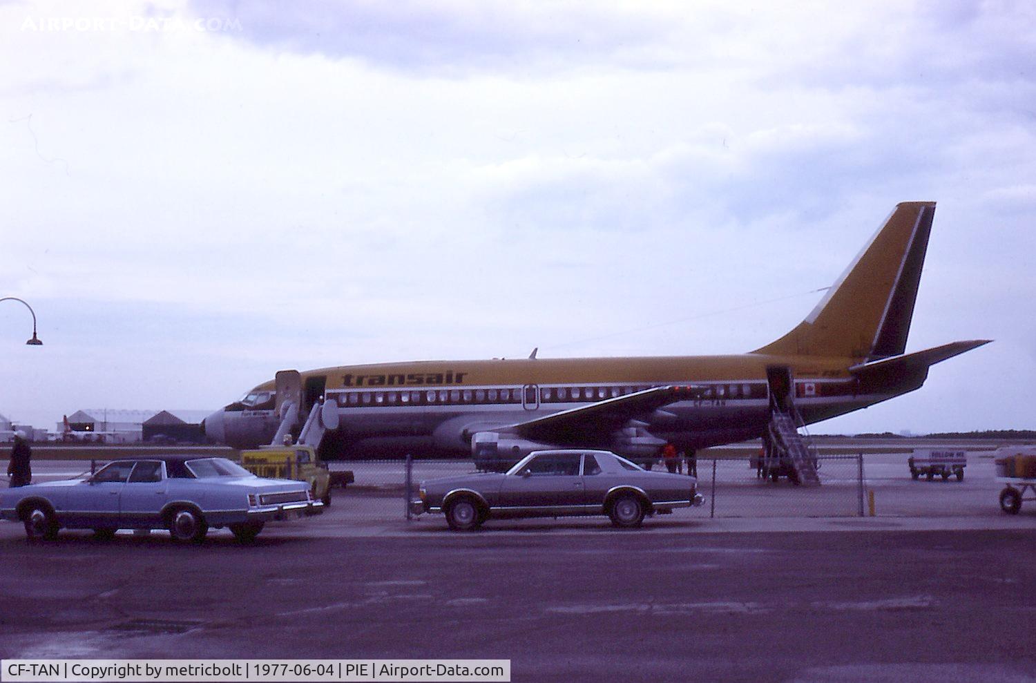 CF-TAN, 1970 Boeing 737-2A9C C/N 20206, At St.Petersburg,Florida.