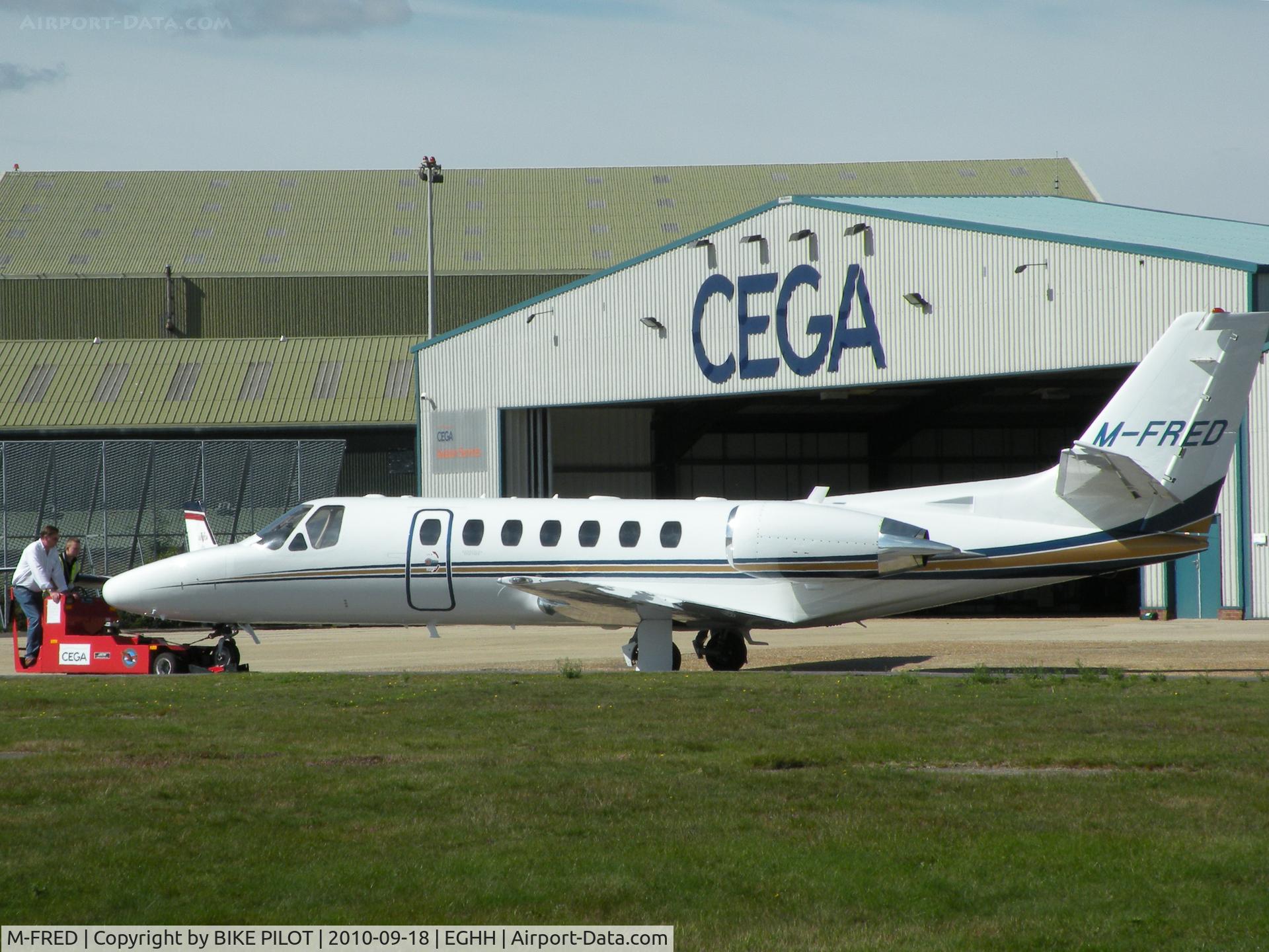 M-FRED, 2004 Cessna 560 Citation Encore C/N 560-0665, Push back for FRED