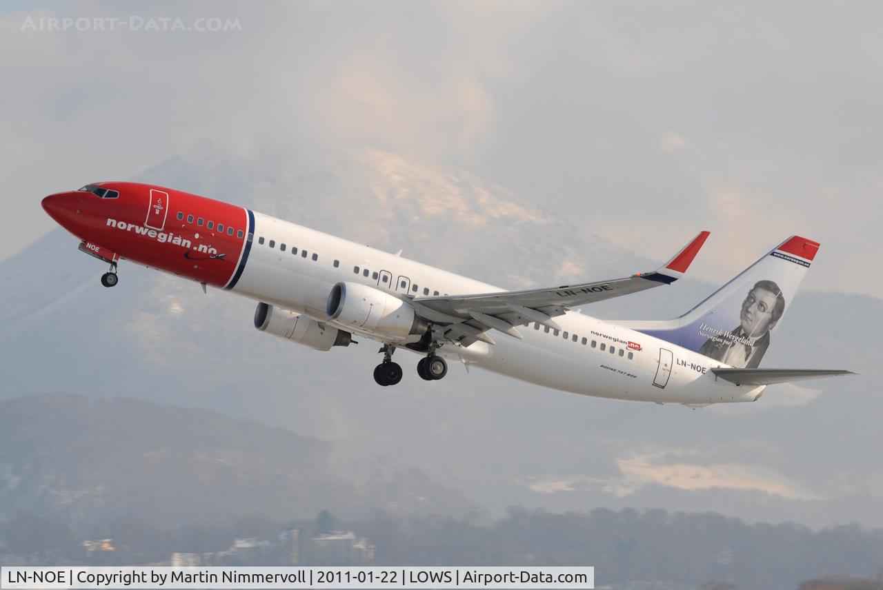 LN-NOE, 2008 Boeing 737-8Q8 C/N 35283, Norwegian Air Shuttle
