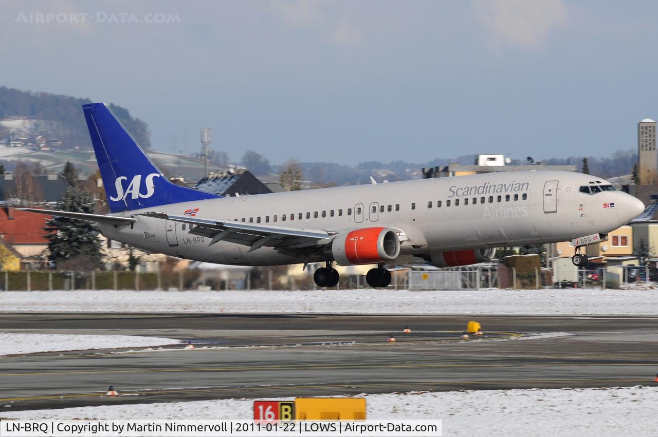 LN-BRQ, 1991 Boeing 737-405 C/N 25348, Scandinavian