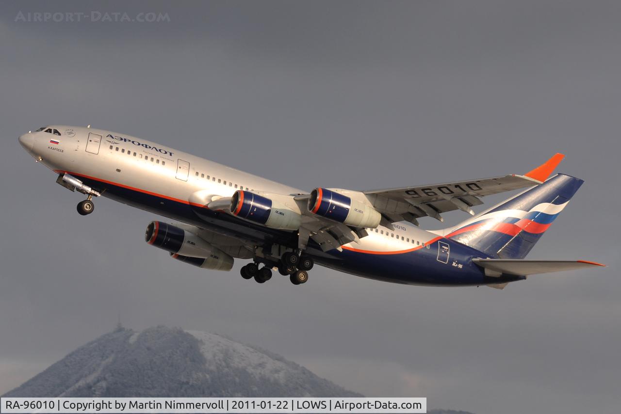 RA-96010, 1994 Ilyushin Il-96-300 C/N 74393201007, Aeroflot