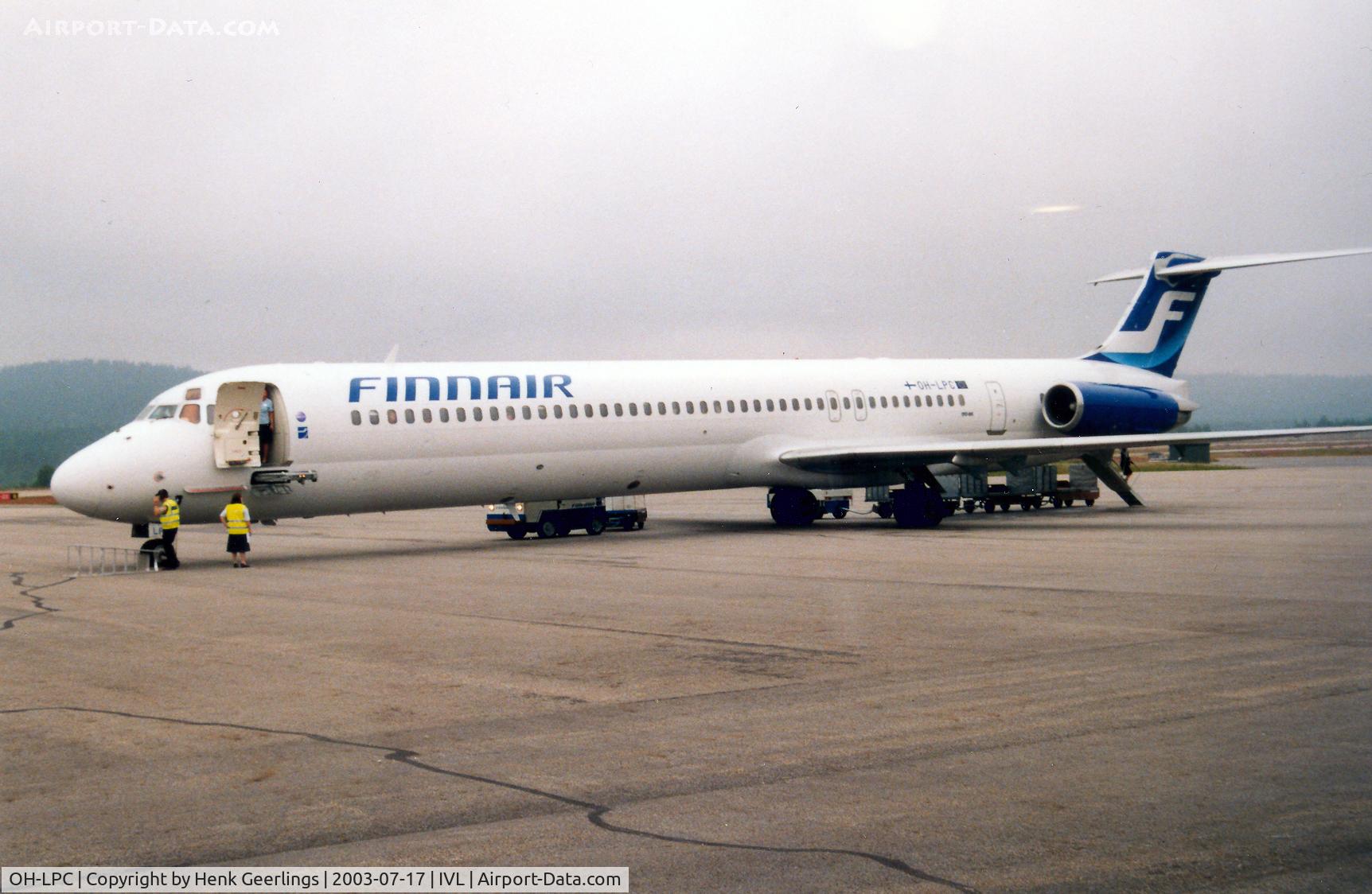 OH-LPC, 1992 McDonnell Douglas MD-83 (DC-9-83) C/N 49965, Finnair , MD-83 , Ivalo