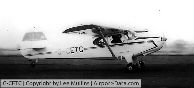 G-CETC, 1949 Aeronca 15AC Sedan C/N 15AC-429, Seen at Little Gransden in 1980's