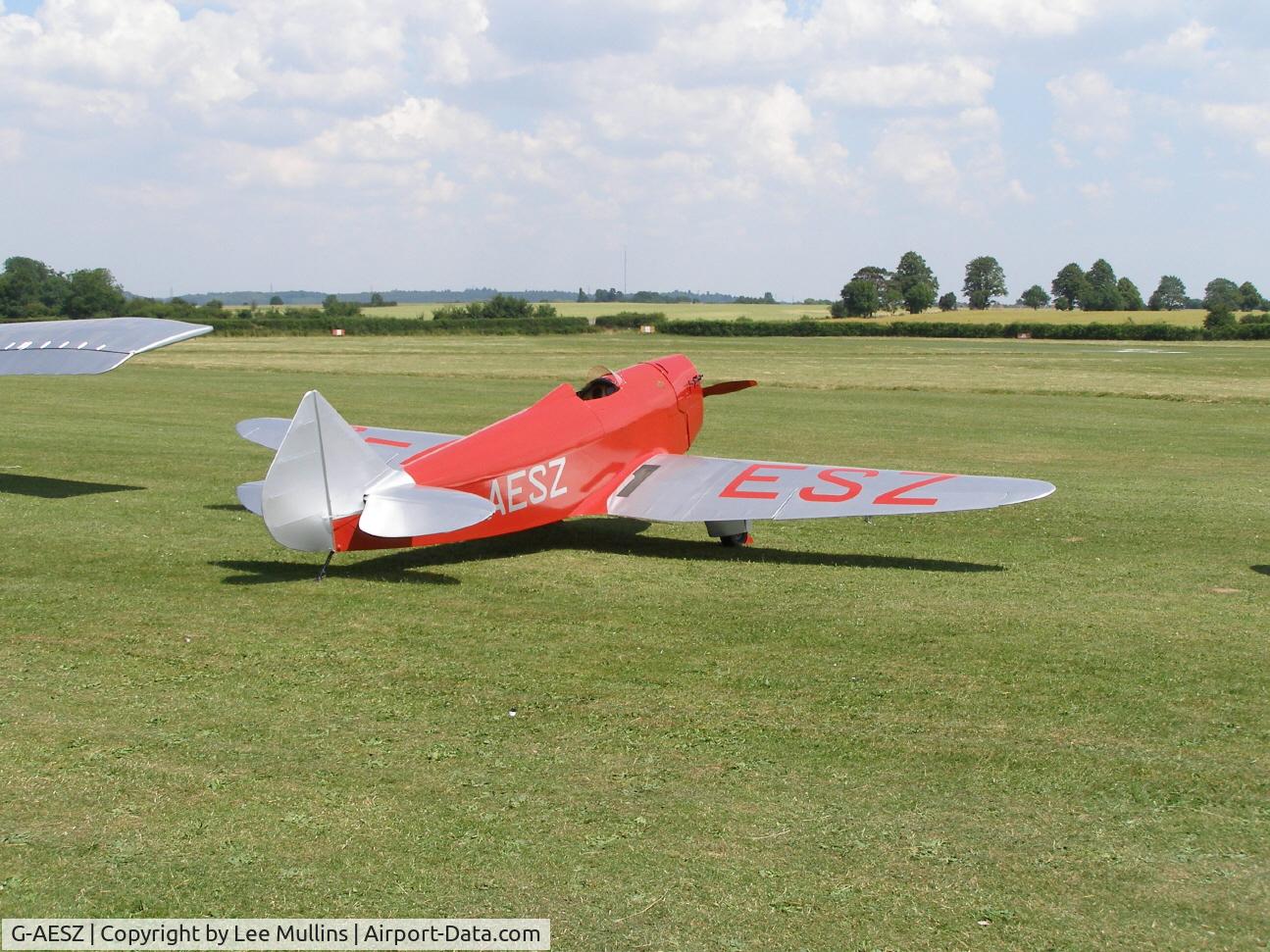 G-AESZ, 1937 Chilton DW1 C/N DW1/1, Seen at Old Warden.