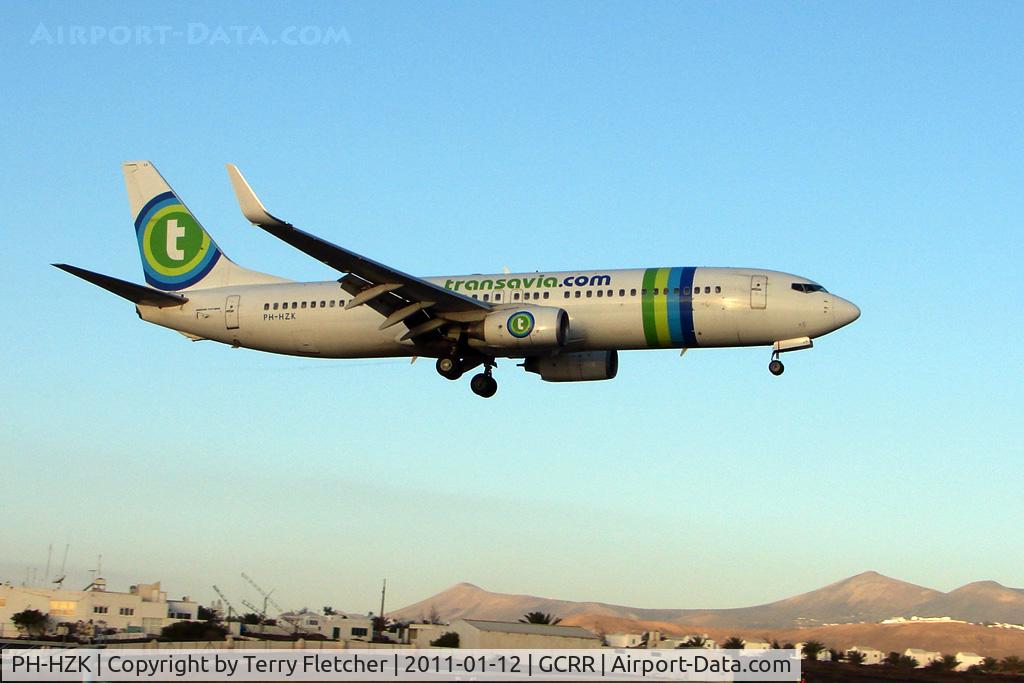 PH-HZK, 2000 Boeing 737-8K2 C/N 30390, Transavia's 2000 Boeing 737-8K2, c/n: 30390 at Lanzarote