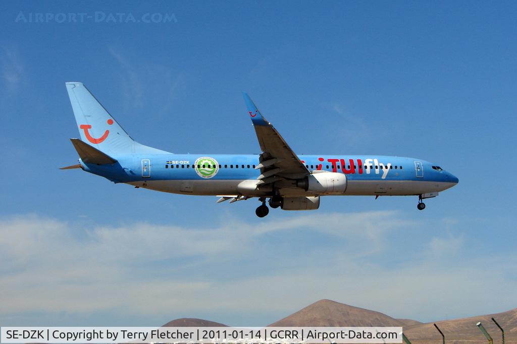 SE-DZK, 2000 Boeing 737-804 C/N 28231, TUIFLY NORDIC's 2000 Boeing 737-804, c/n: 28231 at Lanzarote