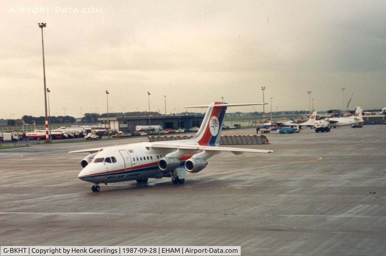 G-BKHT, 1983 British Aerospace BAe.146-100 C/N E1007, Dan-Air , BAe 146-100