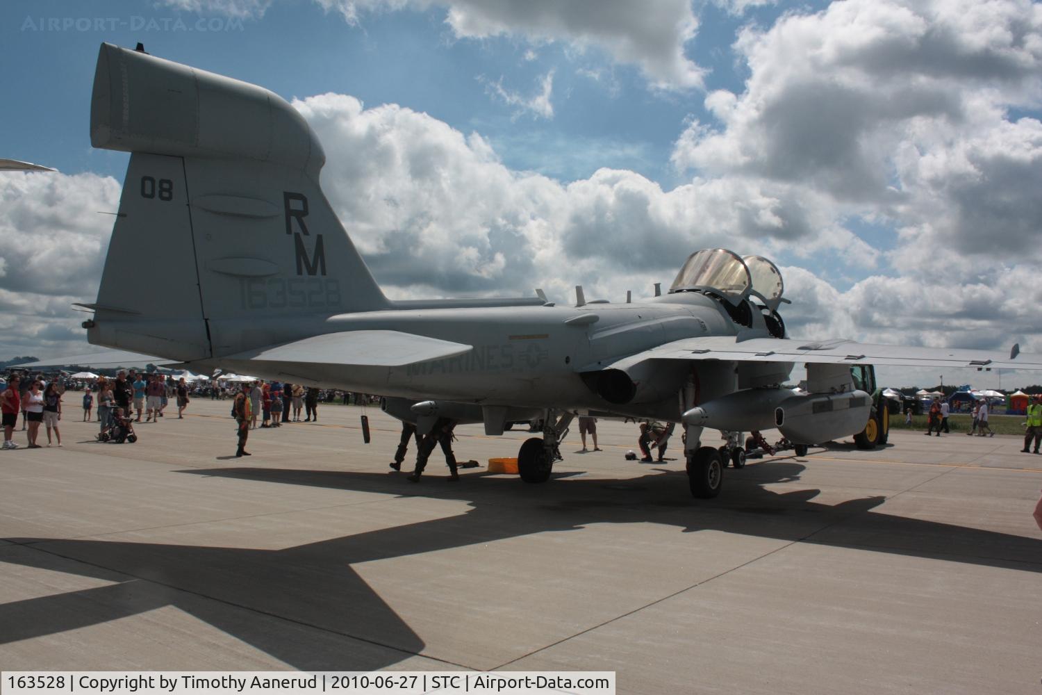 163528, Grumman EA-6B Prowler C/N P-155, Grumman EA-6B ICAP II Prowler, c/n: P-155