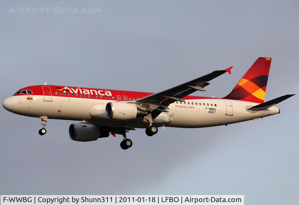 F-WWBG, 2011 Airbus A320-214 C/N 4567, C/n 4567 - To be N567AV